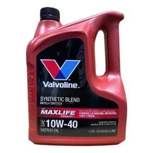 10w40 valvoline maxlife  4litros